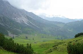 Abfahrt vom Mattlerjoch