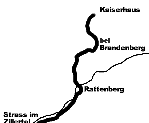 Karte Tiefenbachklamm