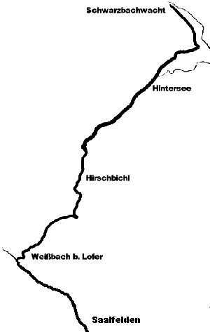 Landkarte Hirschbichl