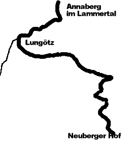 Landkarte Langeggsattel