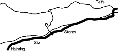 Landkarte Stams
