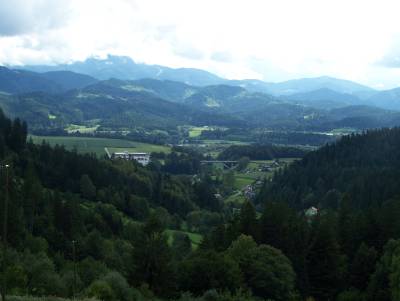 Abfahrt vom Radlpass