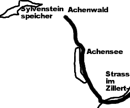 Karte Achensee