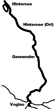 Landkarte Genneralm