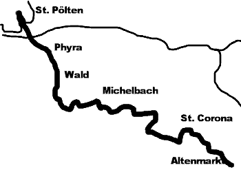 Karte St. Plten - Thenneberg